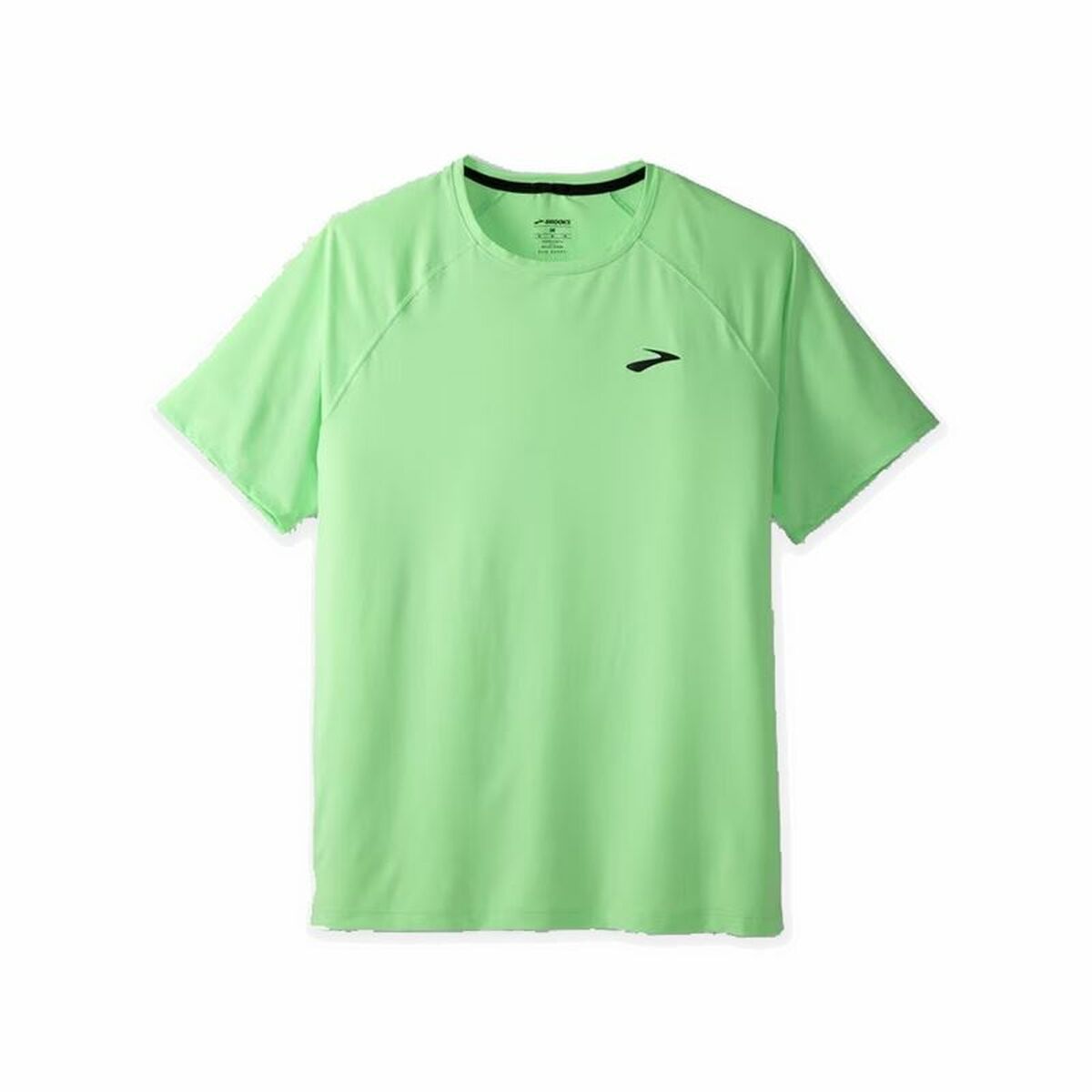 Maglia a Maniche Corte Uomo Brooks  Atmosphere 2.0  Verde limone