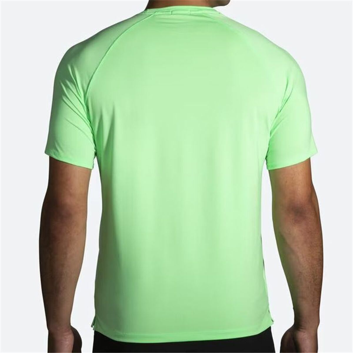 Maglia a Maniche Corte Uomo Brooks  Atmosphere 2.0  Verde limone