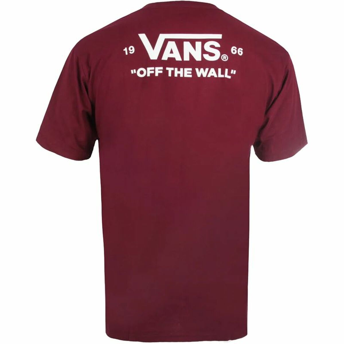 Maglia a Maniche Corte Uomo Vans Essential-B Rosso Cremisi