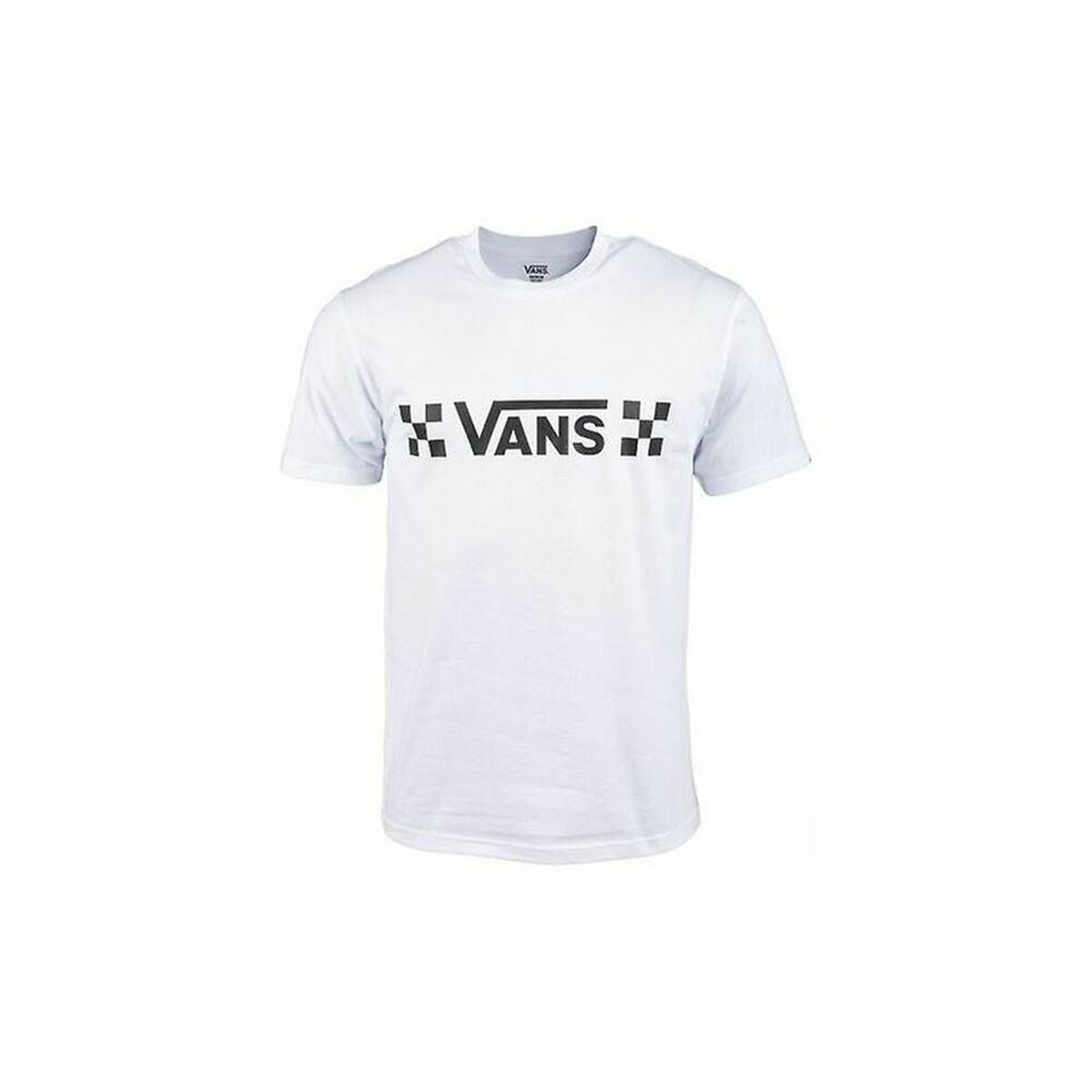 Maglia a Maniche Corte Uomo Vans Drop V Check-B Bianco