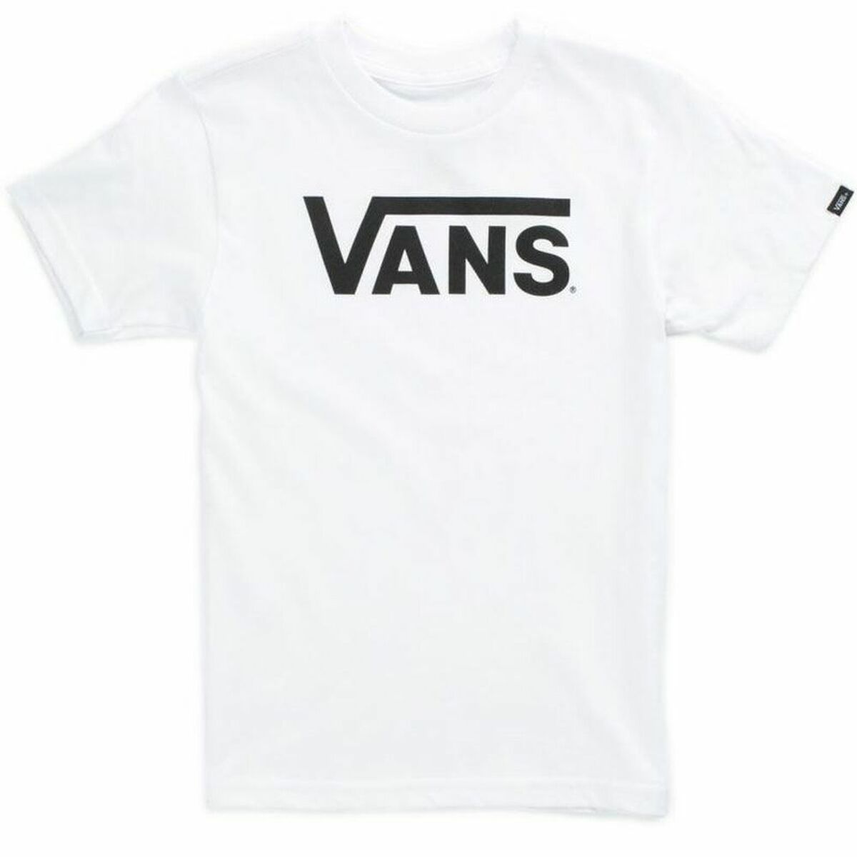 Maglia a Maniche Corte per Bambini Vans Drop V White Bianco