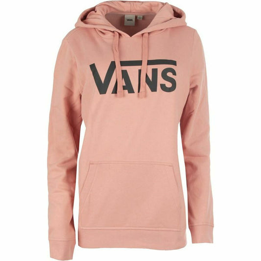 Felpa con Cappuccio Donna Vans Drop Logo Rosa