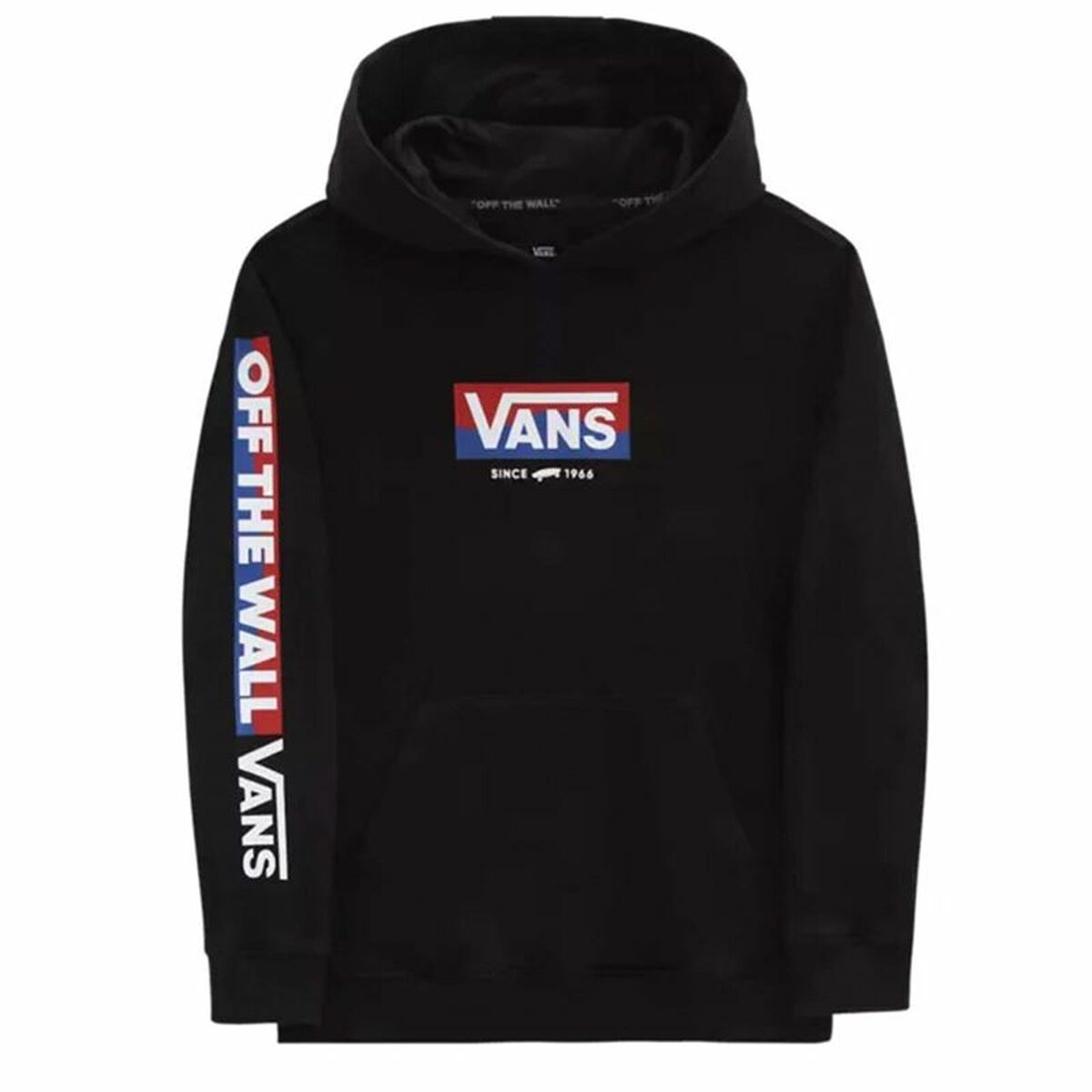 Felpa per Bambini Vans Easy Logo Nero