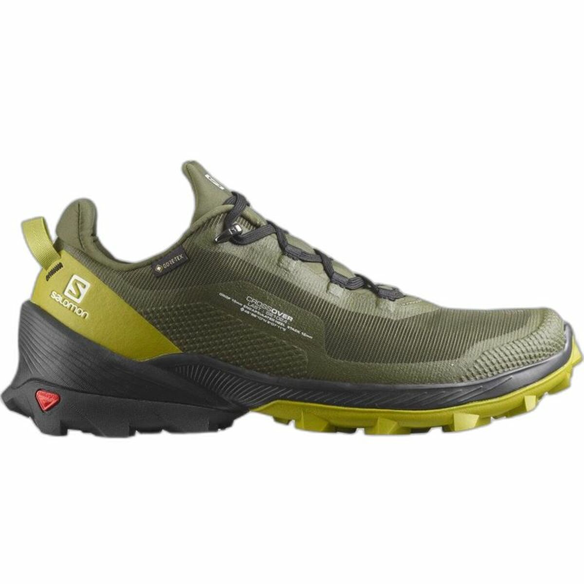 Scarpe Sportive Salomon Cross Over GORE-TEX Montagna Oliva Uomo