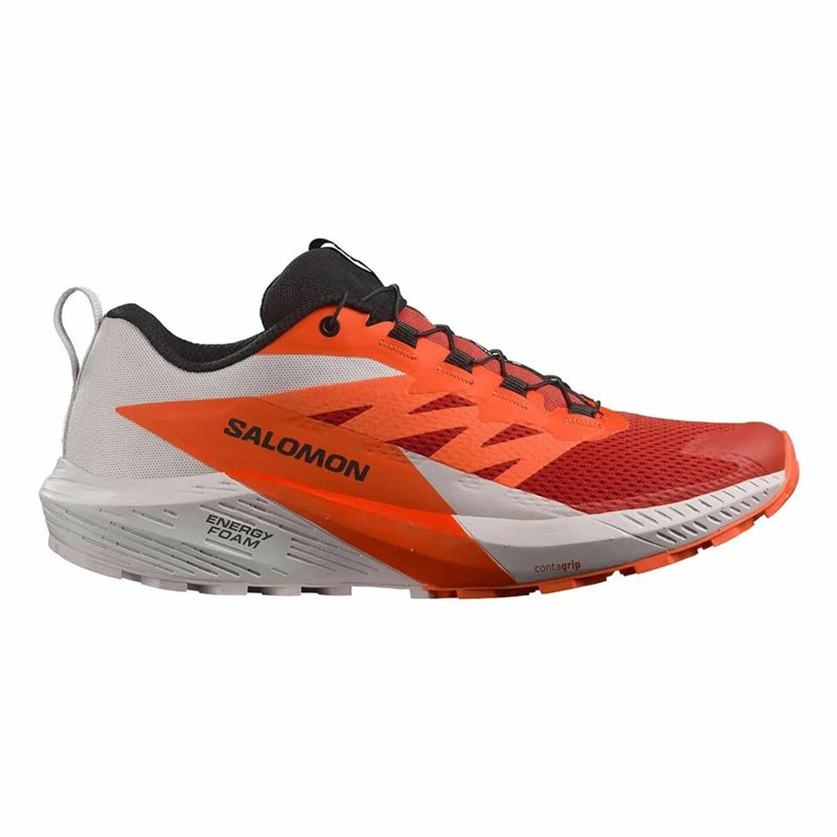 Scarpe Sportive Salomon Sense Ride 5 Montagna Bianco Rosso Uomo