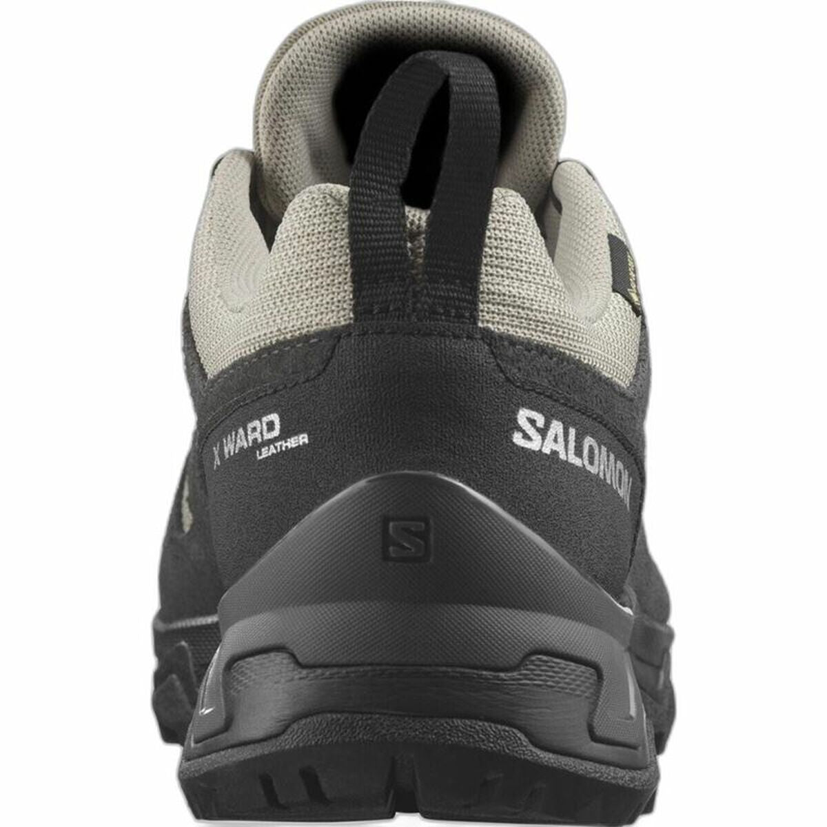 Scarpe Sportive Salomon X Ward GORE-TEX Pelle Montagna Beige Grigio scuro Uomo