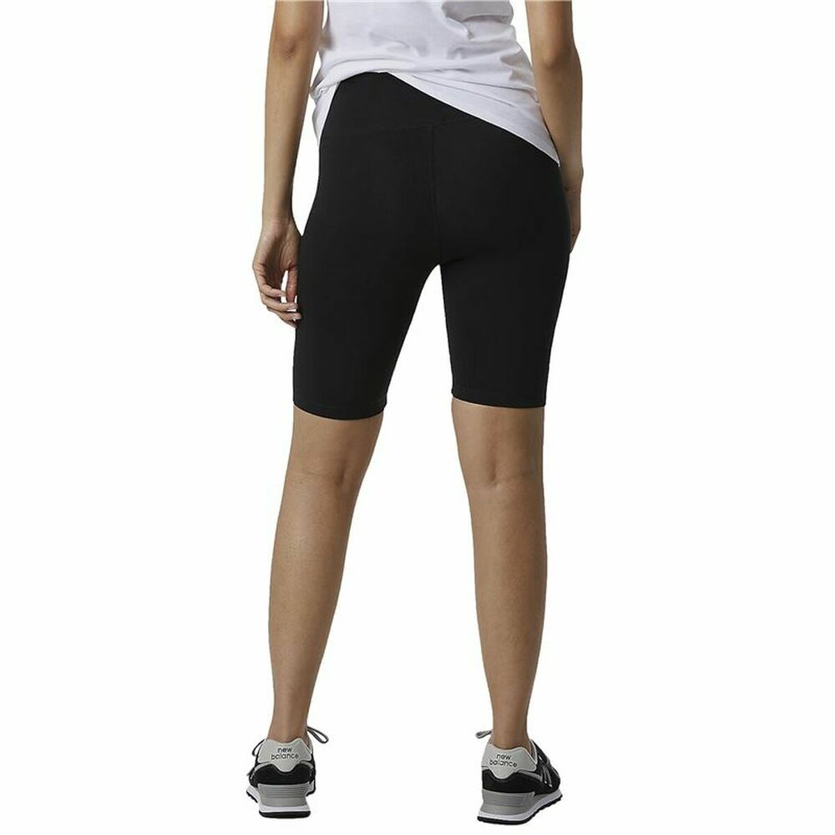 Leggings Sportivo da Donna New Balance Essentials Stacked Fitted Nero