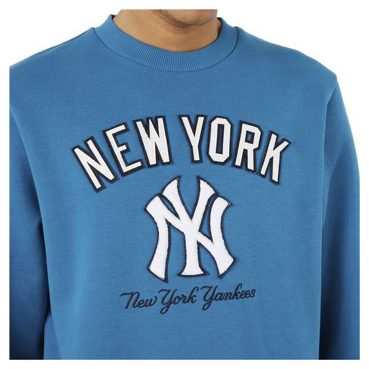 Felpa senza Cappuccio Uomo New Era MLB Heritage New York Yankees Azzurro