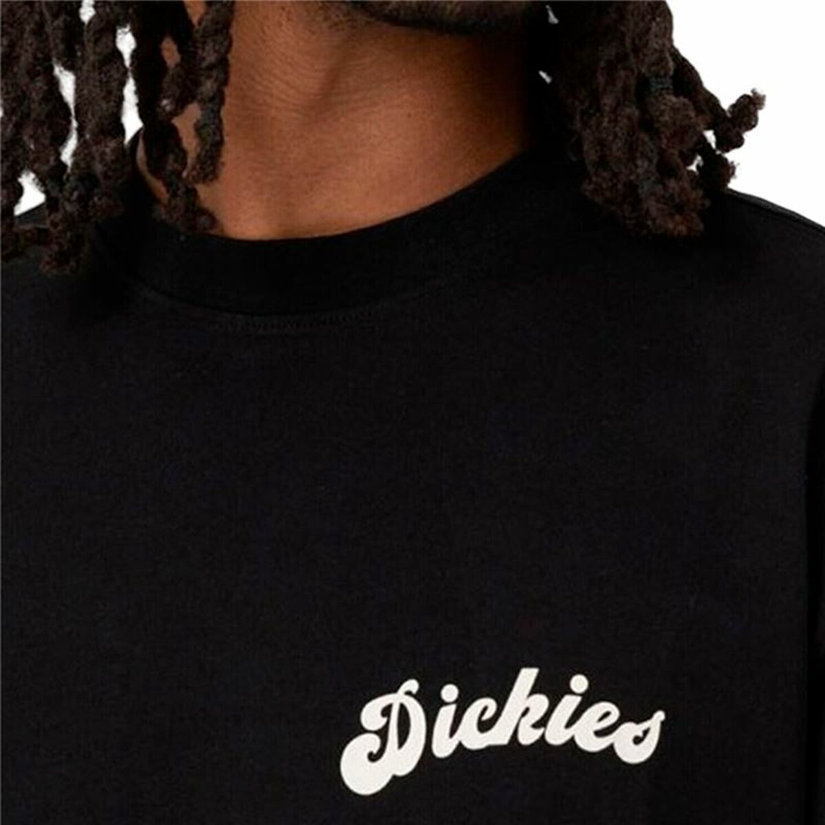 Maglia a Maniche Corte Uomo Dickies Grainfield Nero