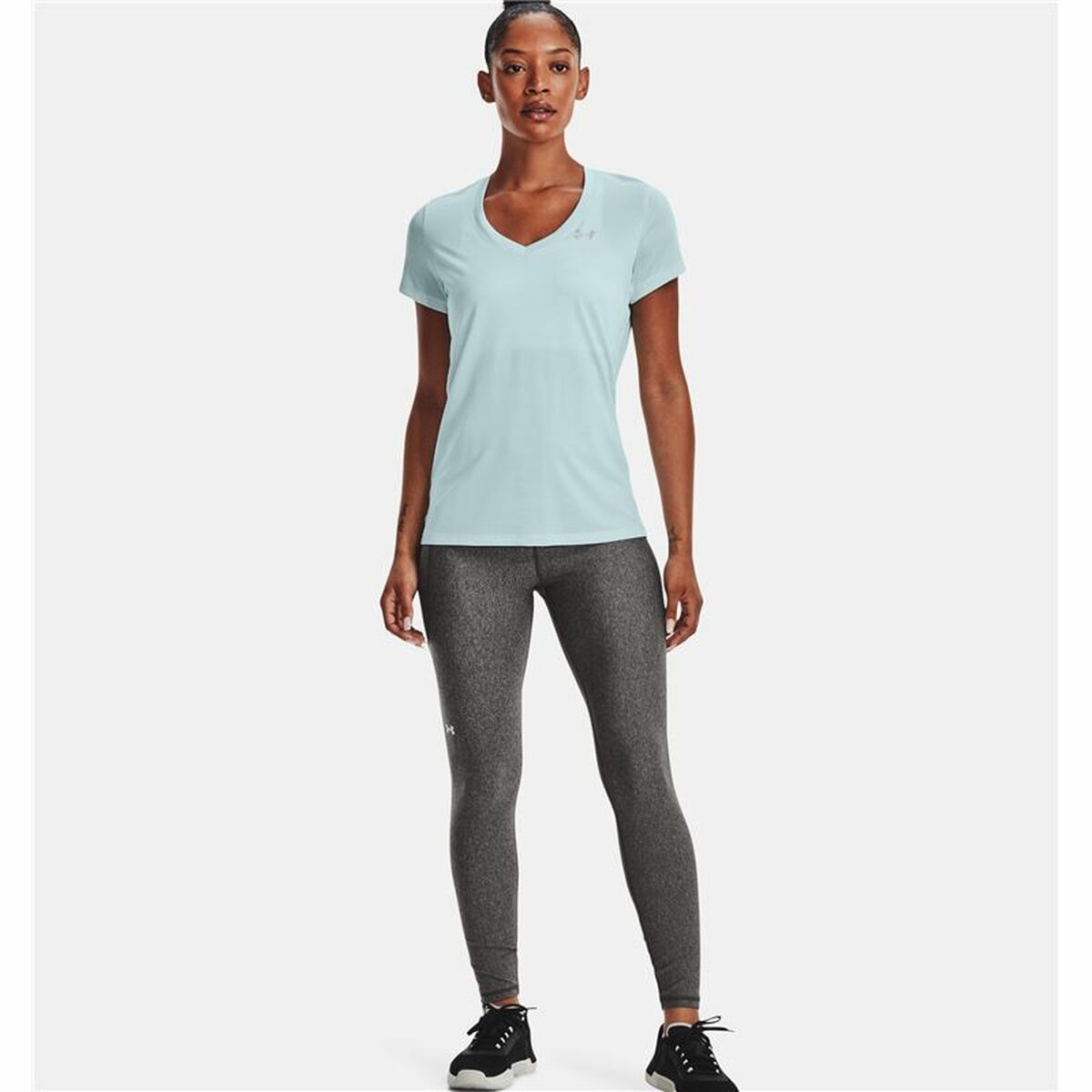 Maglia a Maniche Corte Donna Under Armour Tech Twist Azzurro Chiaro