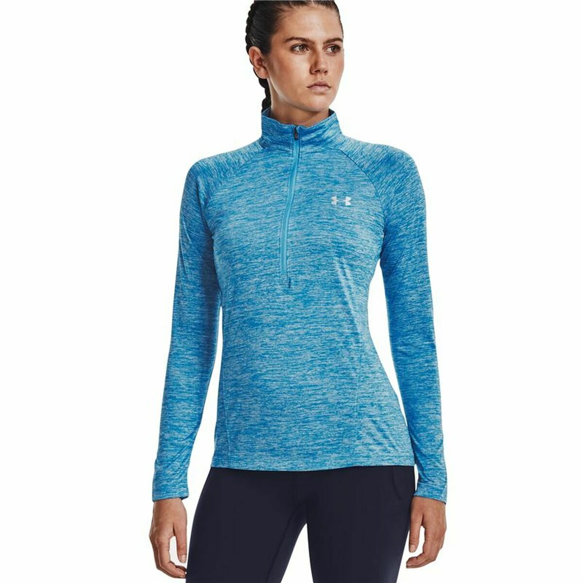 Maglia a maniche lunghe da donna Under Armour training  Azzurro