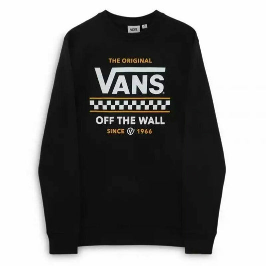 Felpa senza Cappuccio Uomo Vans Nero