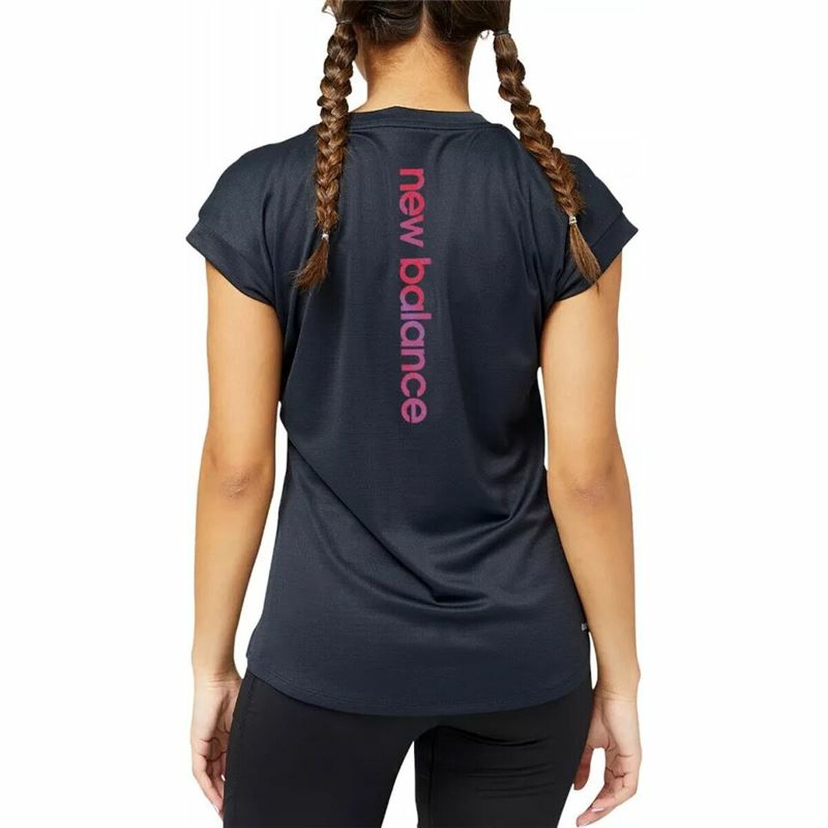 Maglia a Maniche Corte Donna New Balance Impact AT N-Vent Nero