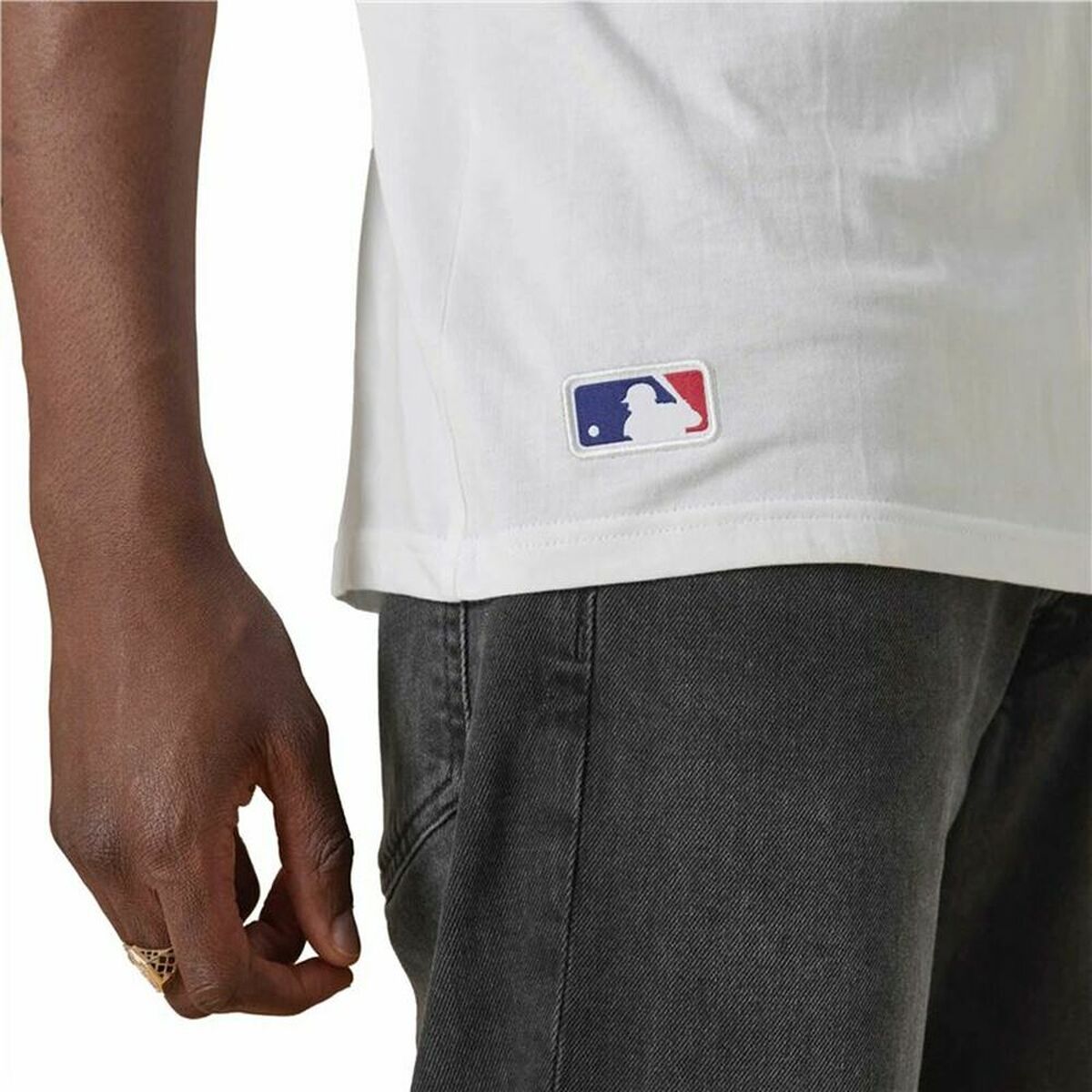 Maglia a Maniche Corte Uomo New Era Boston Red Sox  Bianco