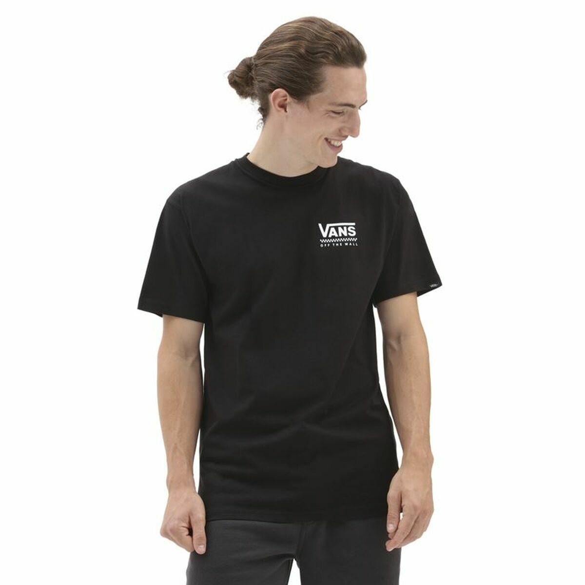 Maglia a Maniche Corte Uomo Vans Orbiter-B Nero