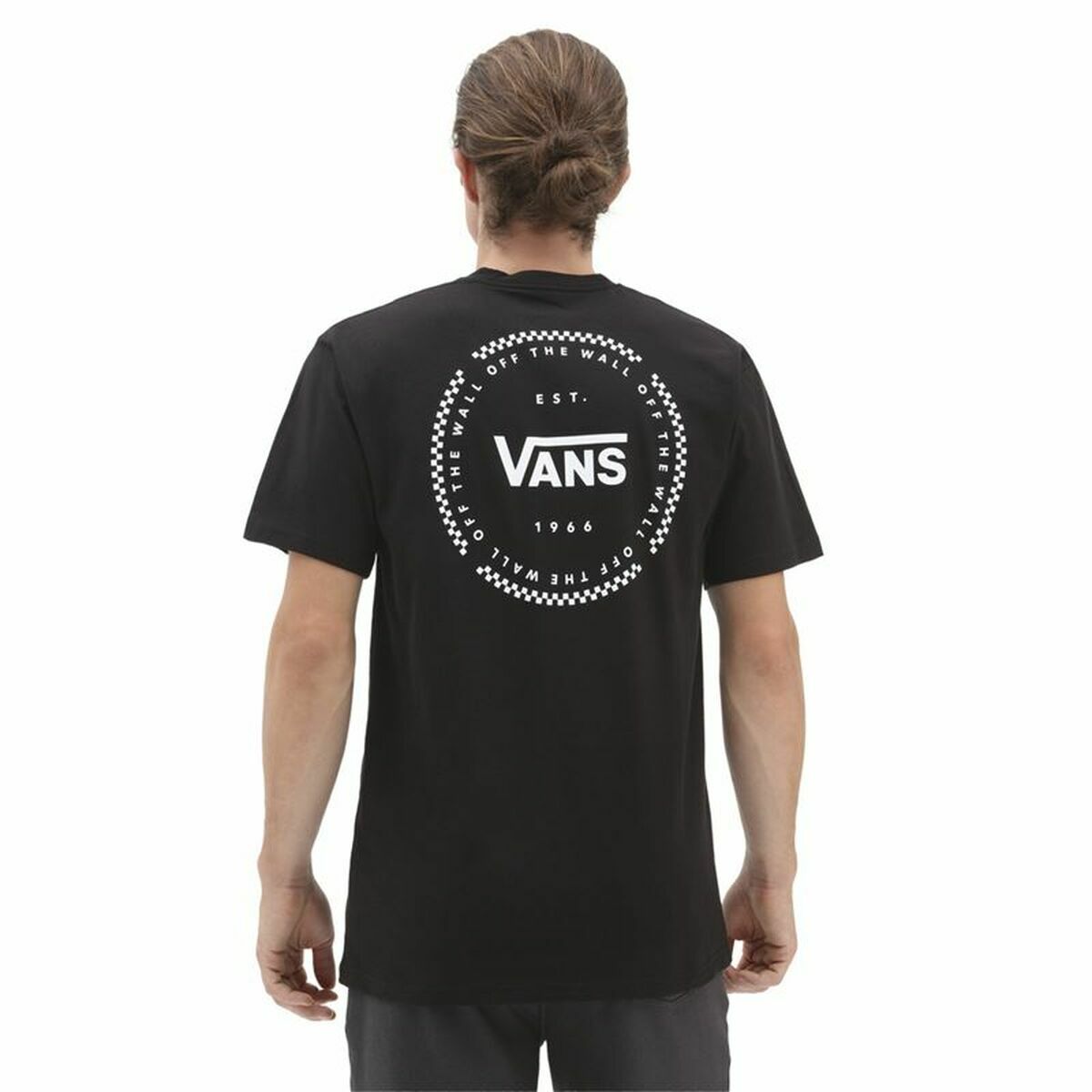 Maglia a Maniche Corte Uomo Vans Orbiter-B Nero