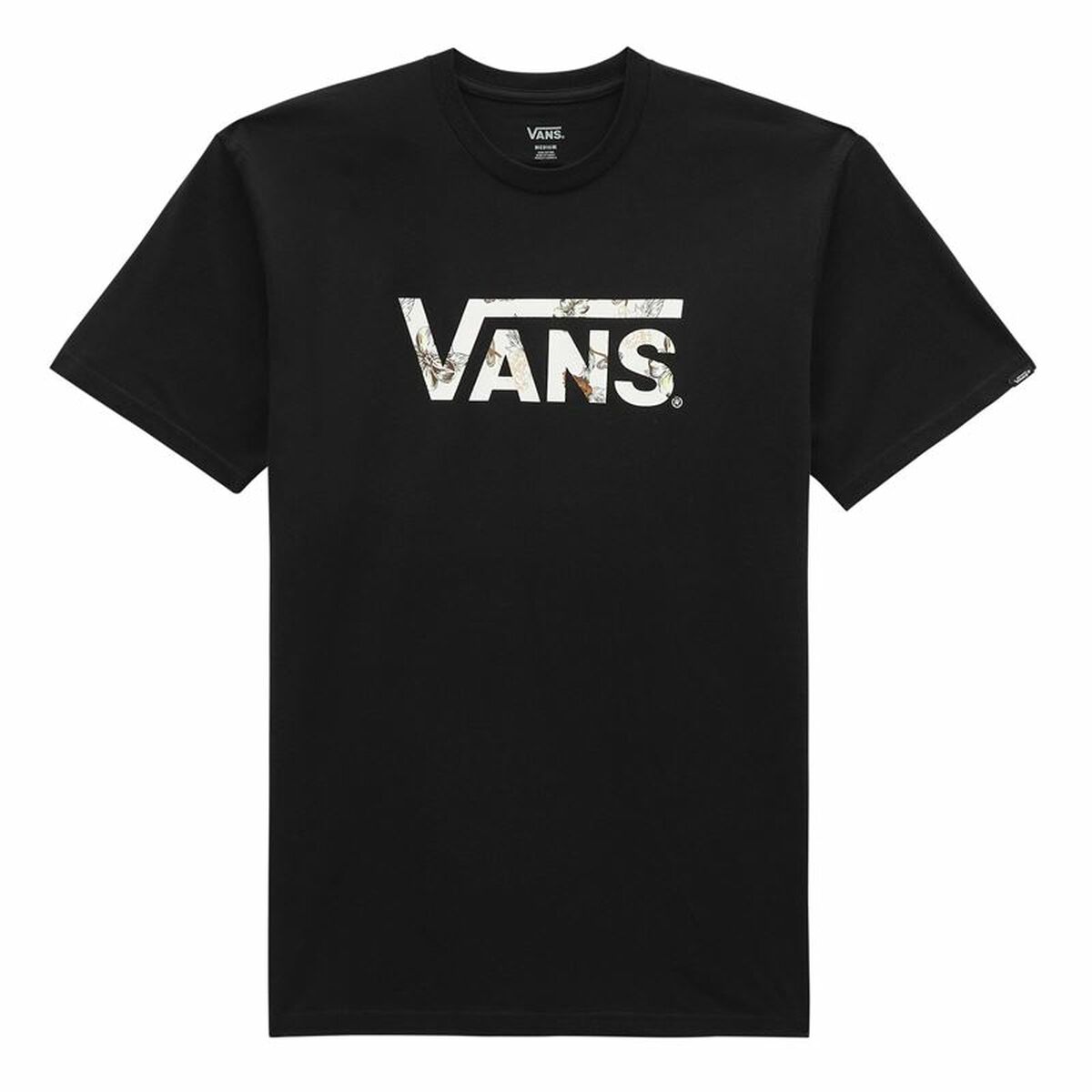 Maglia a Maniche Corte Uomo Vans The Garden V Nero