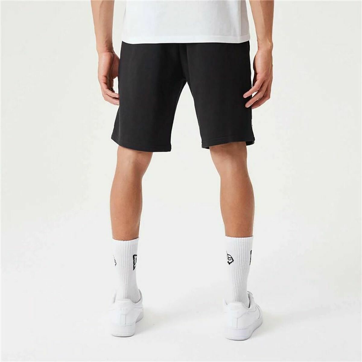 Pantaloni Corti Sportivi da Uomo New Era  NBA Chicago Bulls Nero