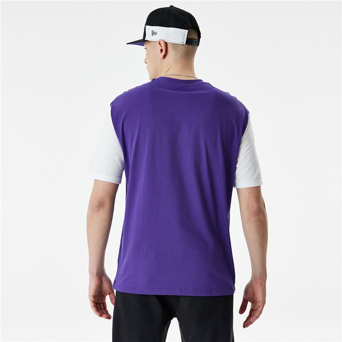 Maglia a Maniche Corte Uomo New Era NBA Colour Insert LA Lakers Viola