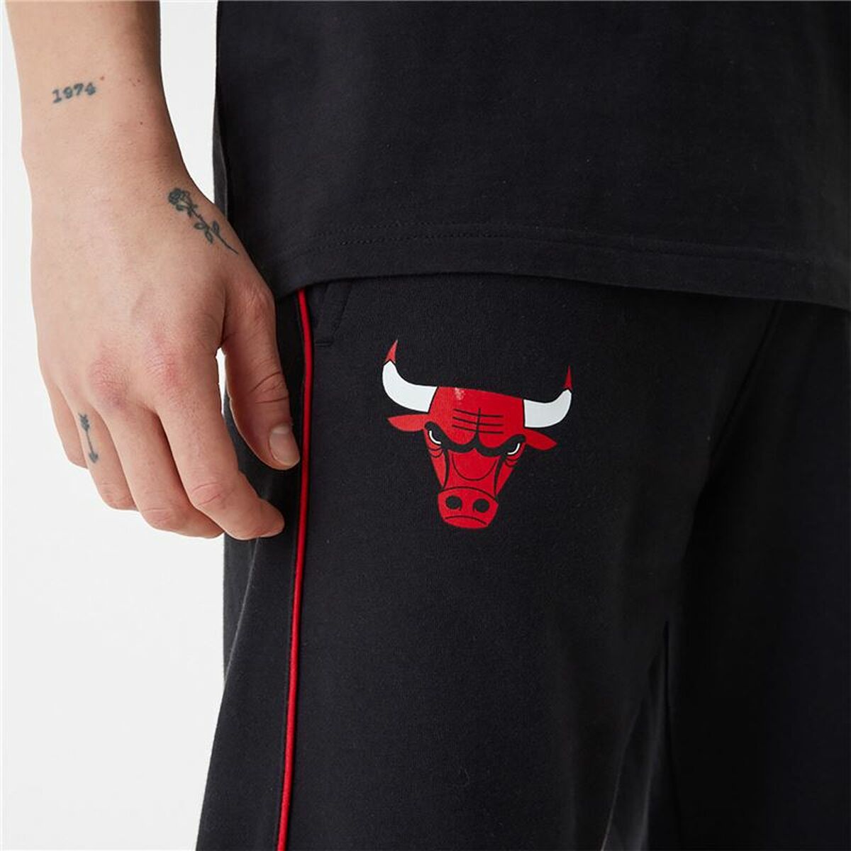 Pantalone per Adulti New Era NBA Chicago bulls Nero Uomo