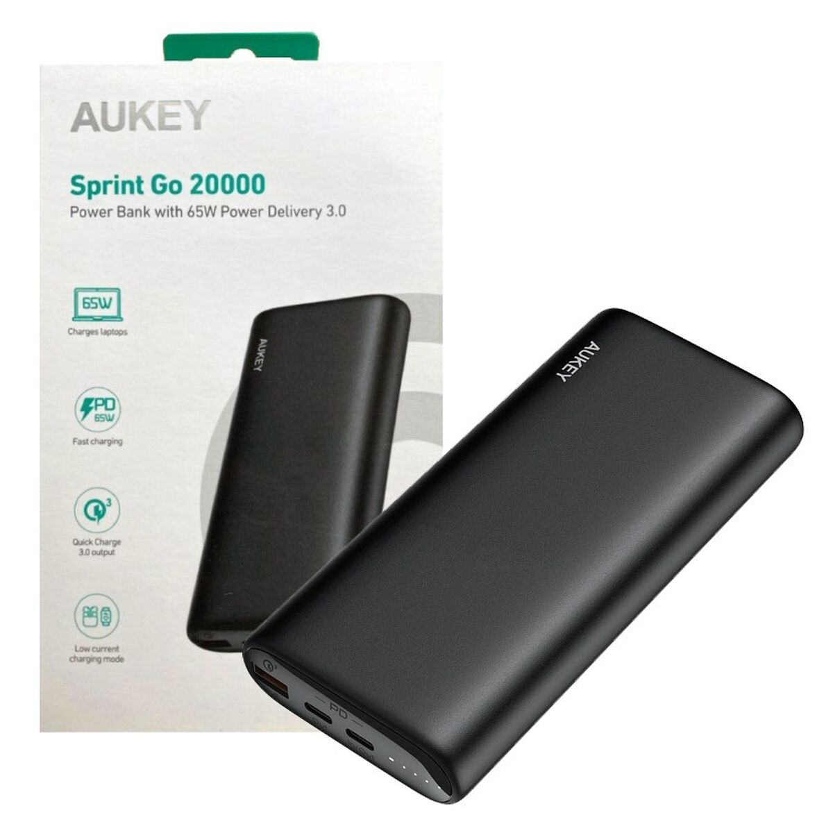 Powerbank Aukey PB-Y37 Nero 20000 mAh