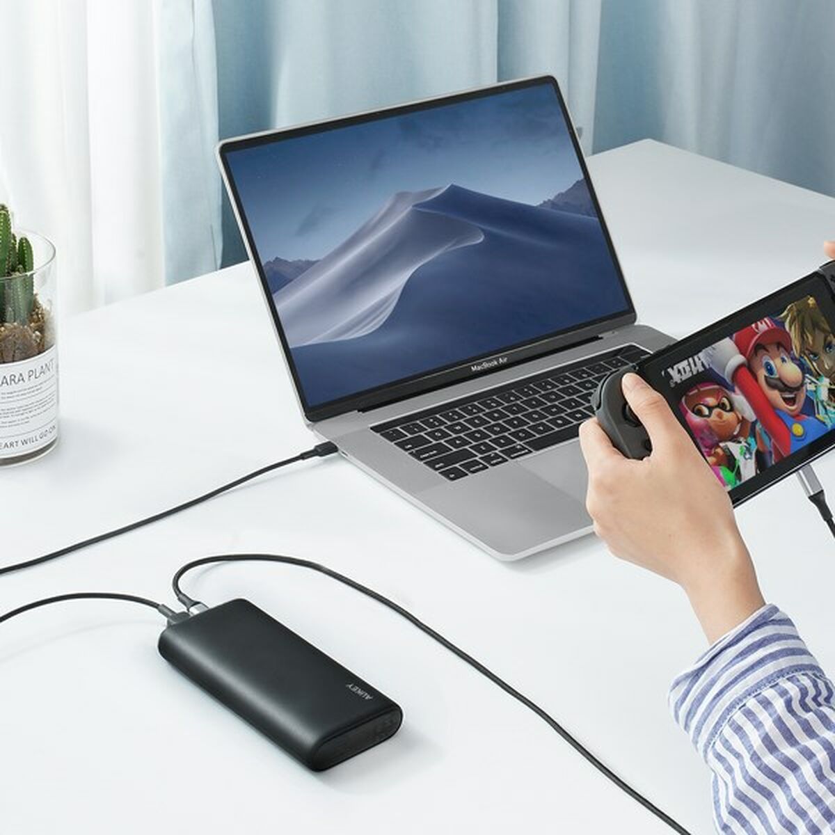 Powerbank Aukey PB-Y37 Nero 20000 mAh