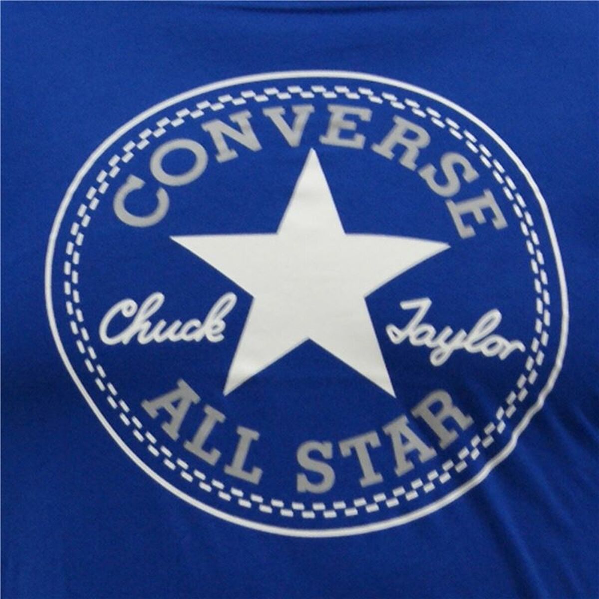 Maglia a Maniche Corte per Bambini Converse Core Chuck Taylor Patch Azzurro