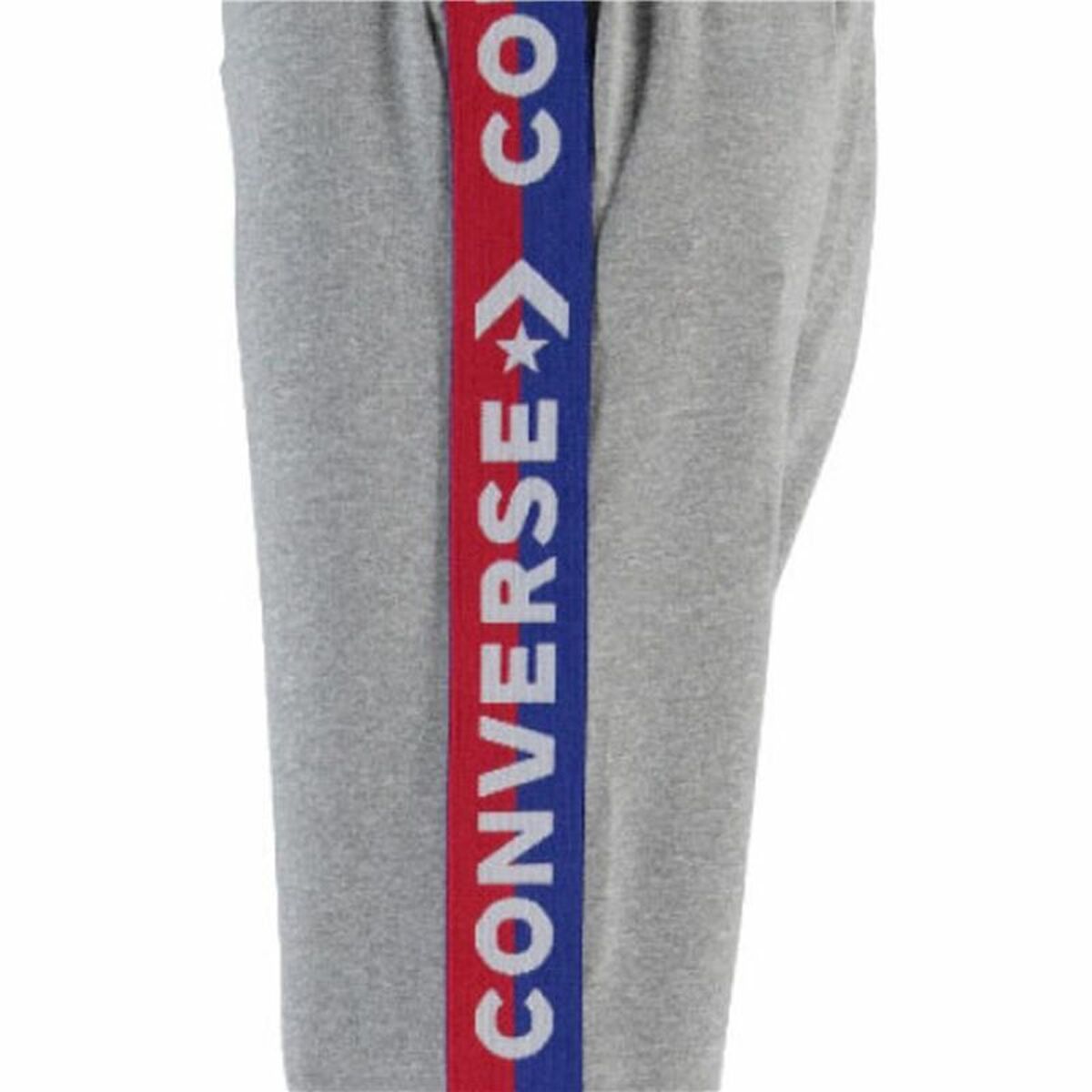 Leggings Sportivi per Bambini Converse Wordmark Taping Grigio scuro