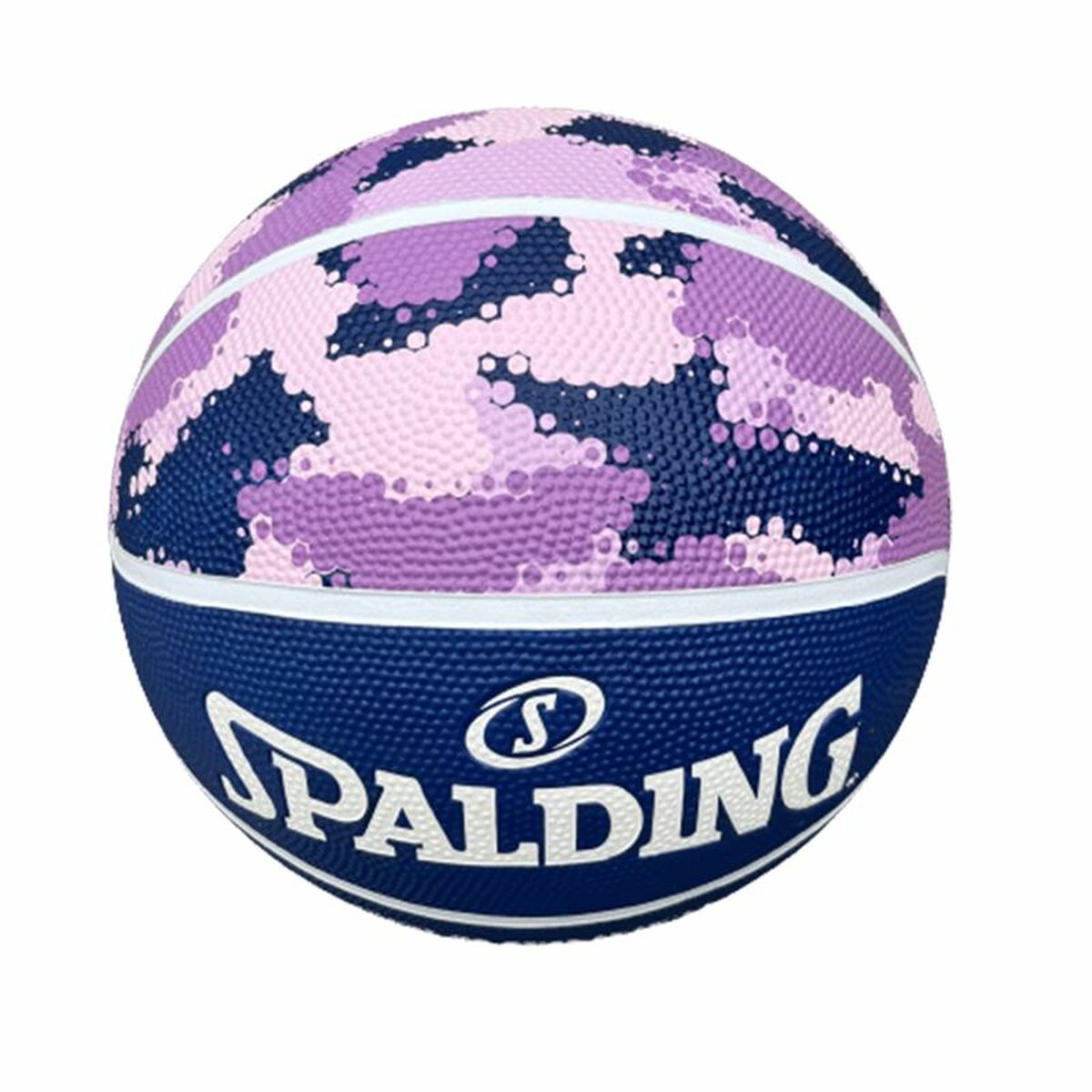 Pallone da Basket Commander Solid  Spalding Solid Purple Pelle 6 Anni