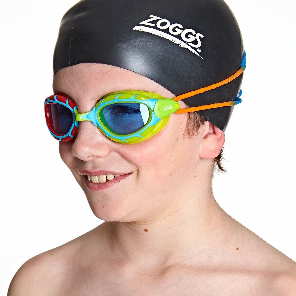 Occhialini da Nuoto Zoggs Predator Rosso Azzurro Taglia unica