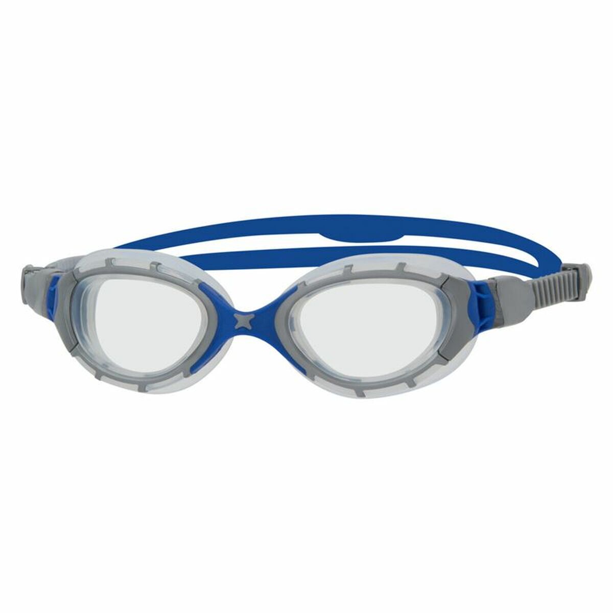Occhialini da Nuoto Zoggs Predator Flex Grigio Azzurro S