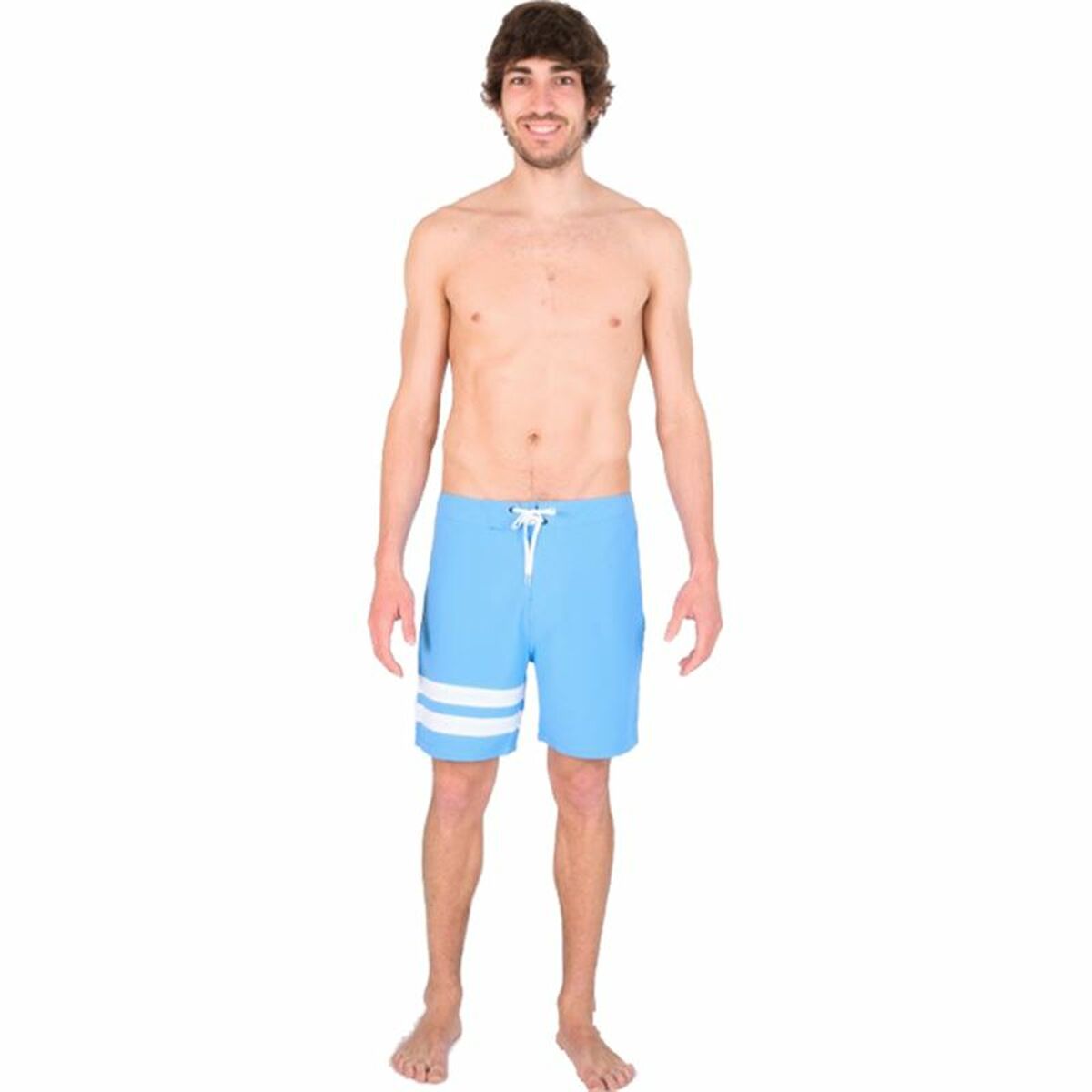 Costume da Bagno Uomo Hurley Block Party 18" Blu cielo