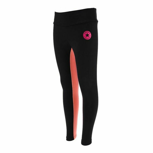 Leggings Sportivi per Bambini Blocked High  Converse Rise Nero