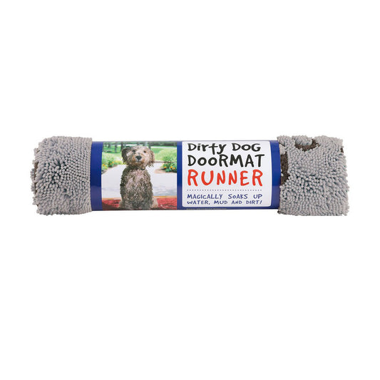 Tappeto per cani Dog Gone Smart Runner Grigio 152 x 76 cm