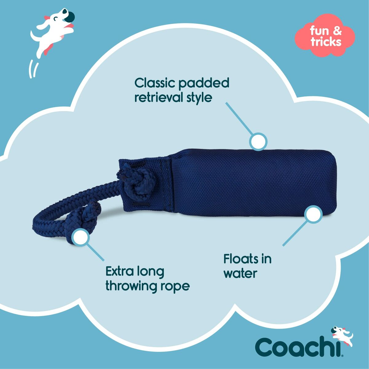 Giocattolo da allenamento Coachi TRAINING DUMMY Azzurro