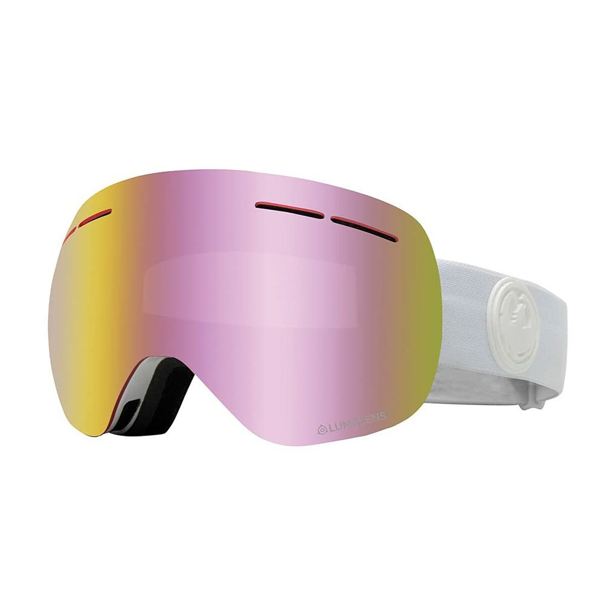 Occhiali da Sci  Snowboard Dragon Alliance  X1s Bianco Rosa