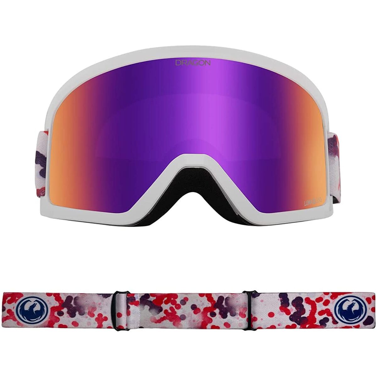 Occhiali da Sci  Snowboard Dragon Alliance Dx3 Otg Ionized  Bianco Multicolore Composto