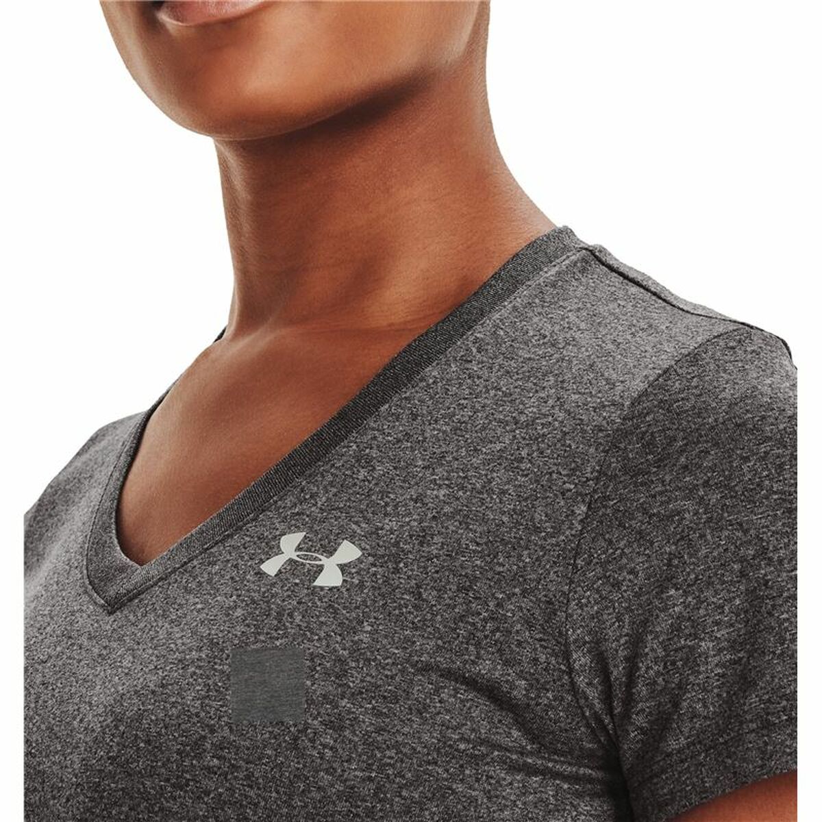 Maglia a Maniche Corte Donna Under Armour Tech SSV Grigio