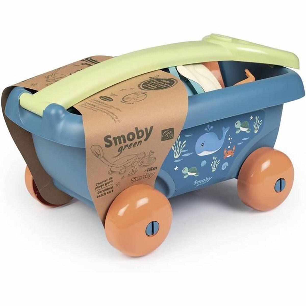 Set di giocattoli per il mare Smoby Beach Cart