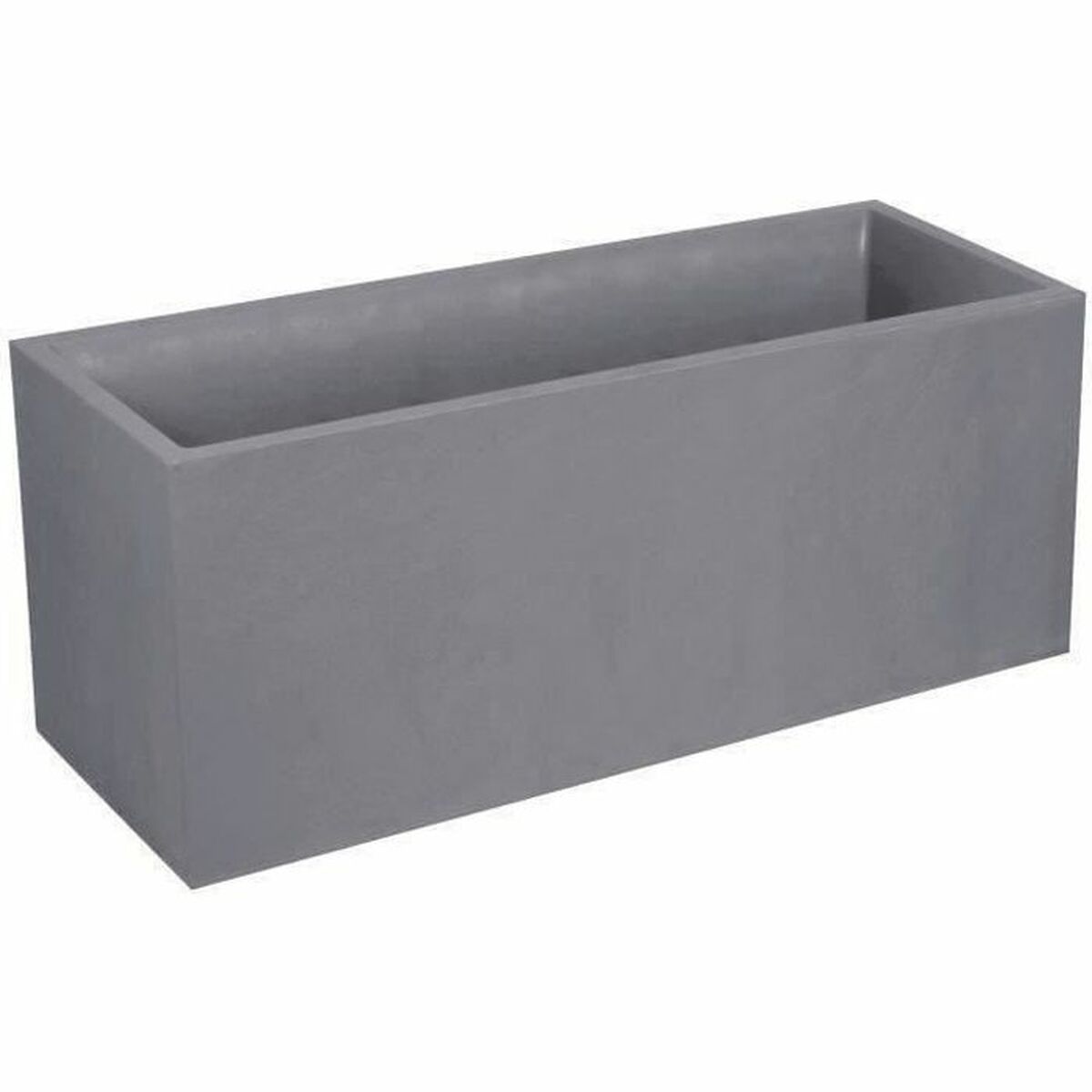 Vaso EDA Grigio Plastica Rettangolare 99,5 x 39 x 43 cm