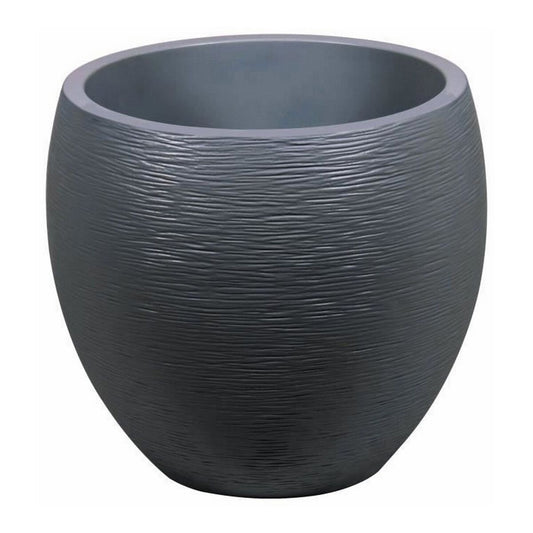 Vaso EDA Graphit Rotonda Plastica Grigio scuro (Ø 50 x 45 cm)