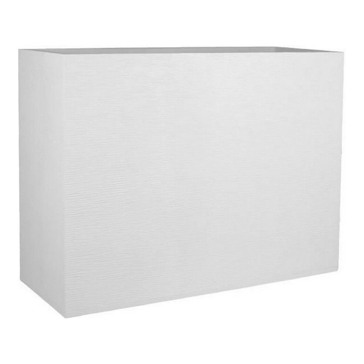 Vaso EDA Wall Loft Graphit Bianco Plastica Rettangolare 78,5 x 29,5 x 60 cm