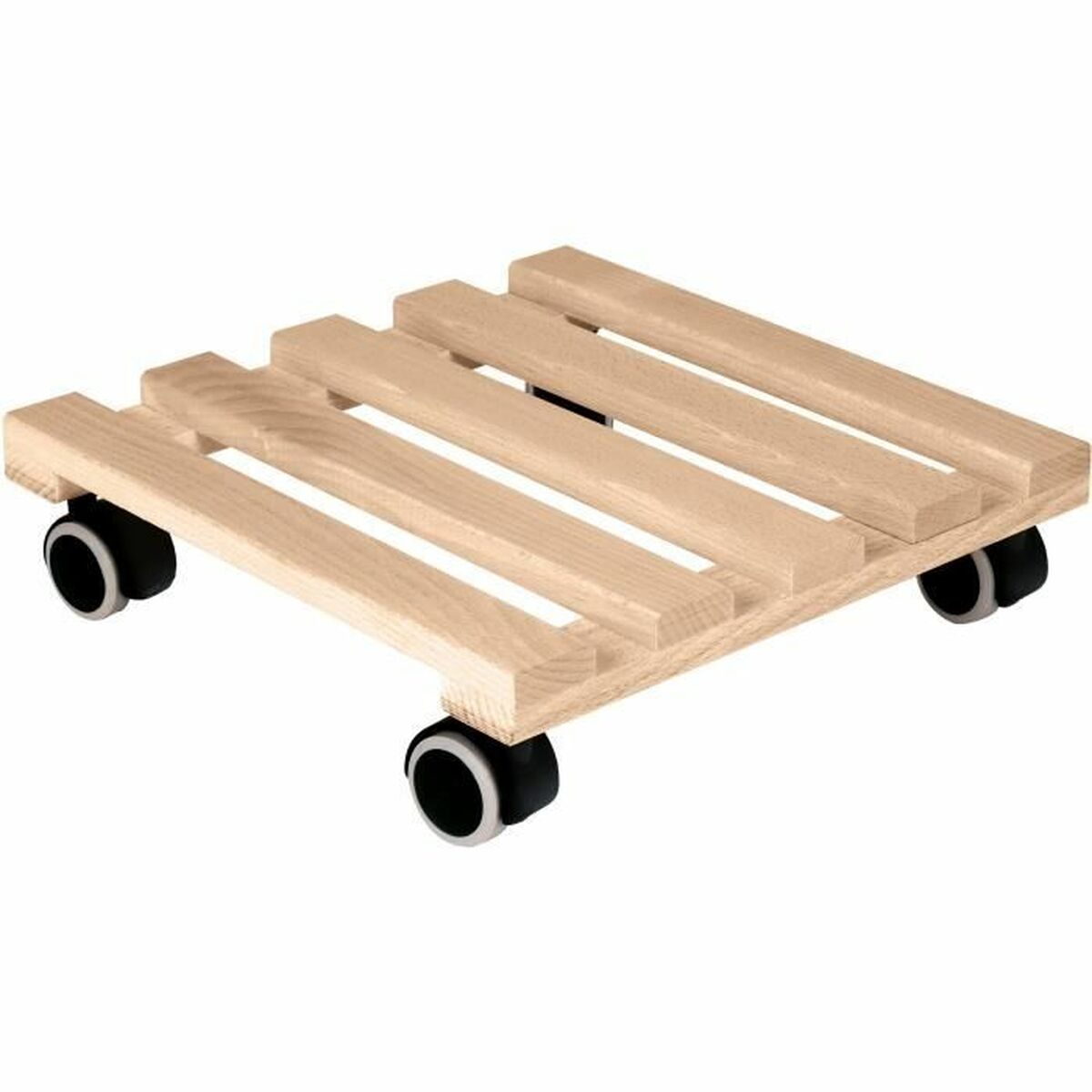 Supporto con Ruote per Vasi EDA   Legno 29 x 29 x 8 cm