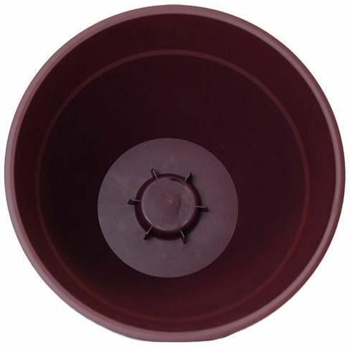 Vaso EDA Rosso Scuro Ø 41 cm Plastica Rotondo Moderno