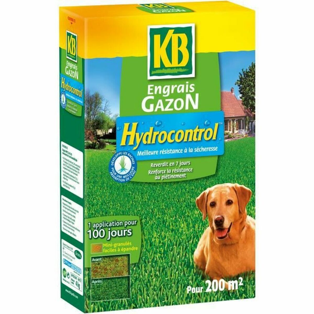 Fertilizzante per piante KB Hydrocontrol Prato 4 Kg