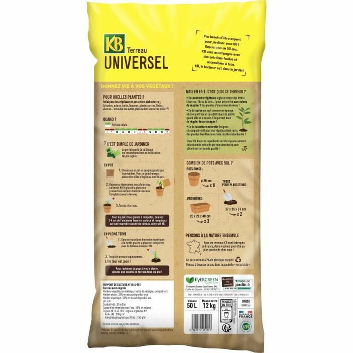 Terriccio KB Universale 50 L