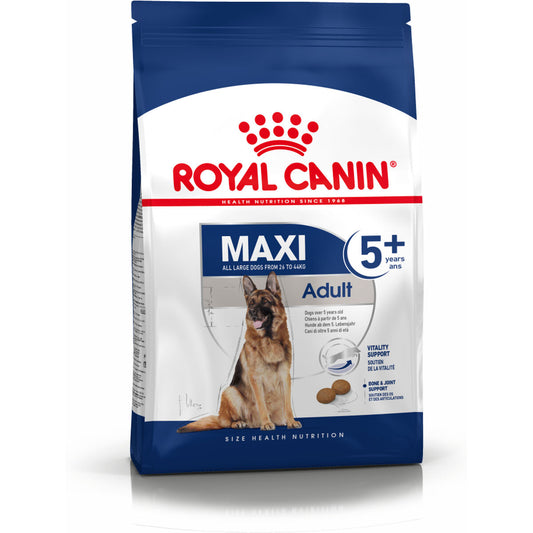 Io penso Royal Canin Maxi Adult 5+ Adulto Riso Uccelli 15 kg