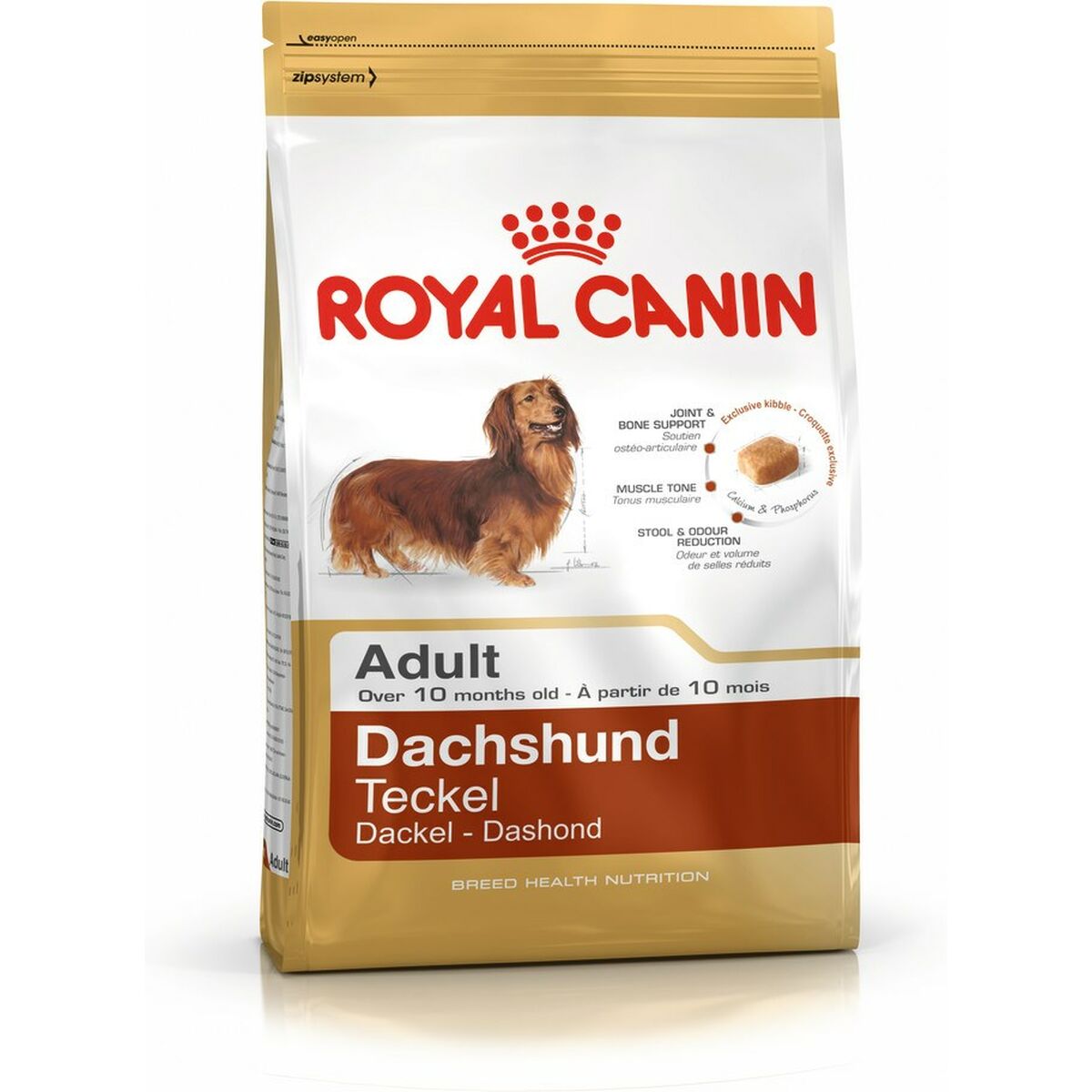 Io penso Royal Canin Dachshund Adult Adulto Riso Uccelli 1,5 Kg