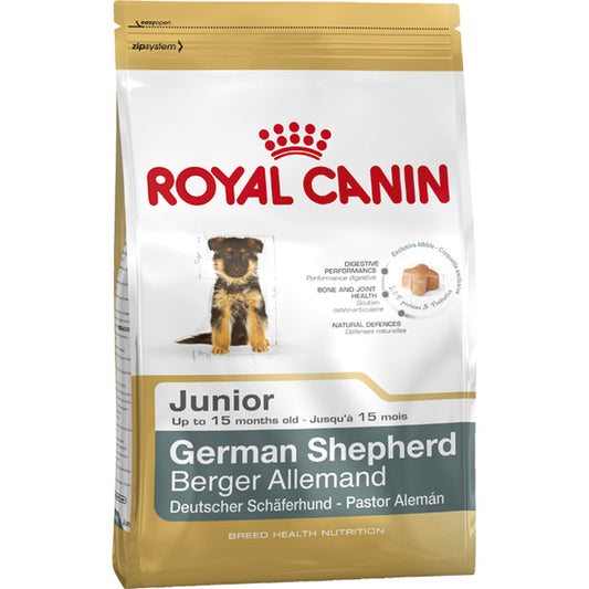 Io penso Royal Canin German Shepherd Junior Cucciolo/Junior Riso Vegetale Uccelli 12 kg