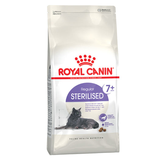 Cibo per gatti Royal Canin Sterilised 7+ Adulto Pollo Uccelli 1,5 Kg